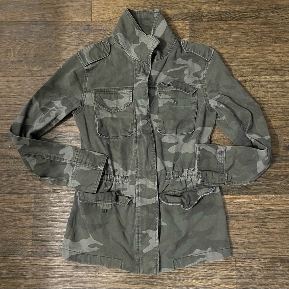 Camouflage Military Style Jacket